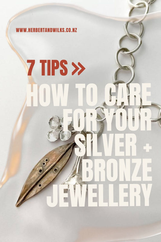 7 Tips for caring for your Sterling Silver and Bronze Jewellery - HerbertandWilks Jewellery