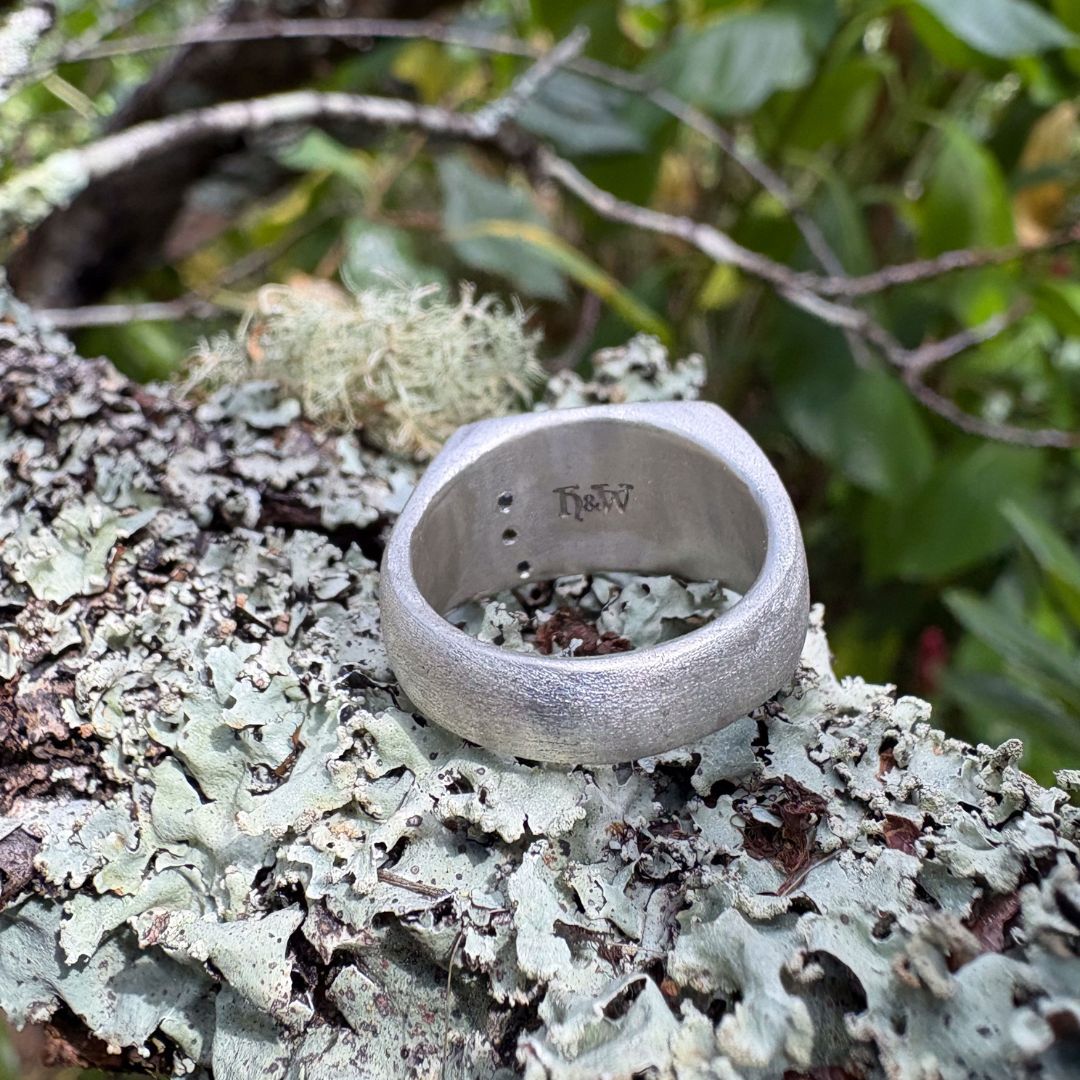 #11. Line Ring in Sterling Silver, Size R - HerbertandWilks Jewellery