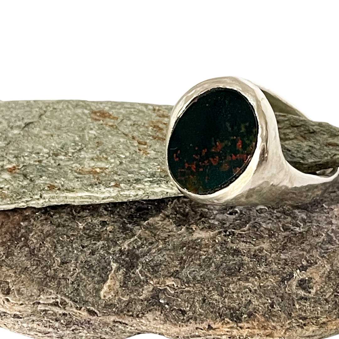 Bloodstone Signet Ring - HerbertandWilks Jewellery