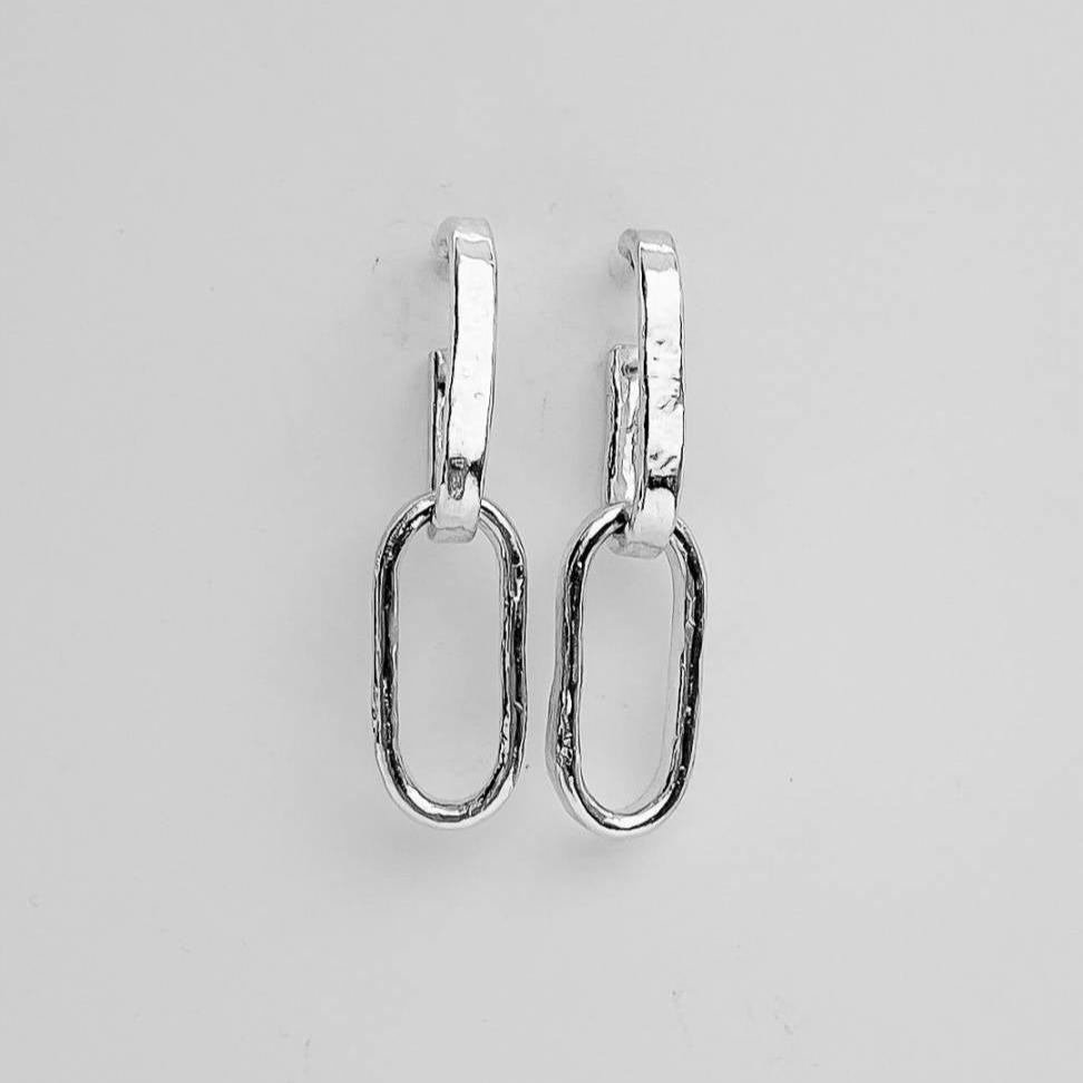 Chain Link Earrings - v2 - HerbertandWilks Jewellery