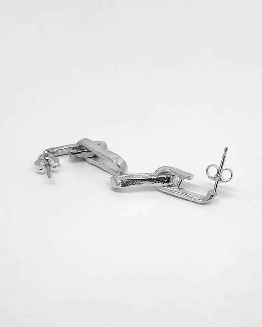 Chain Link Earrings - v3 - HerbertandWilks Jewellery