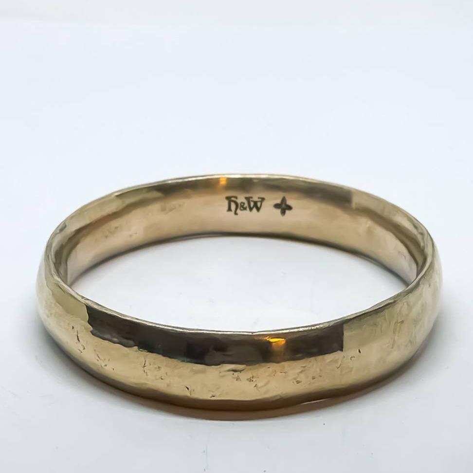 Classic Bangle No. 1 - Wide Solid Bangle in Bronze - HerbertandWilks Jewellery