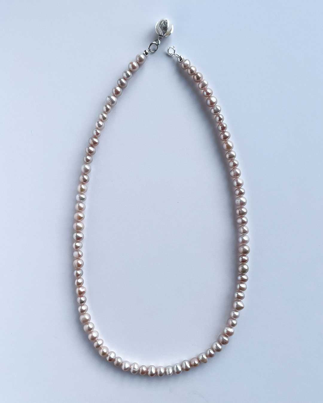 Glow Organic Mixed Pearl Necklace - V4 - 46cm/18" - HerbertandWilks Jewellery