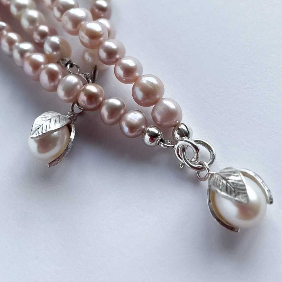 Glow Organic Mixed Pearl Necklace - V4 - 46cm/18" - HerbertandWilks Jewellery