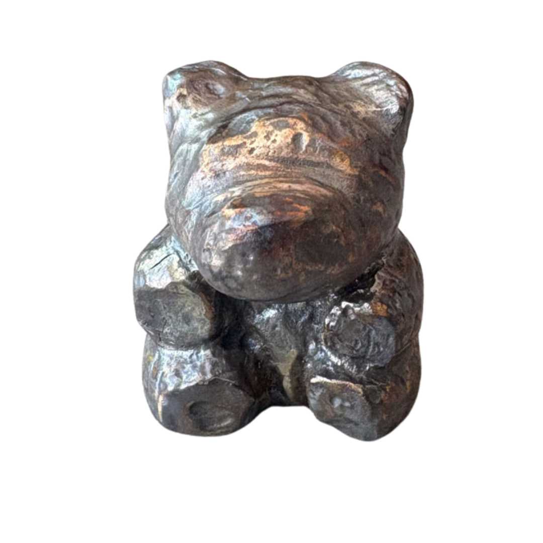 Handmade Cast Bronze Teddy Bear - HerbertandWilks Jewellery