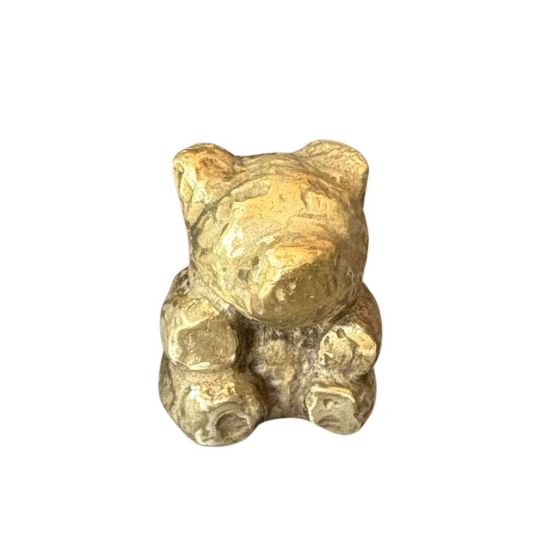 Handmade Cast Bronze Teddy Bear - HerbertandWilks Jewellery