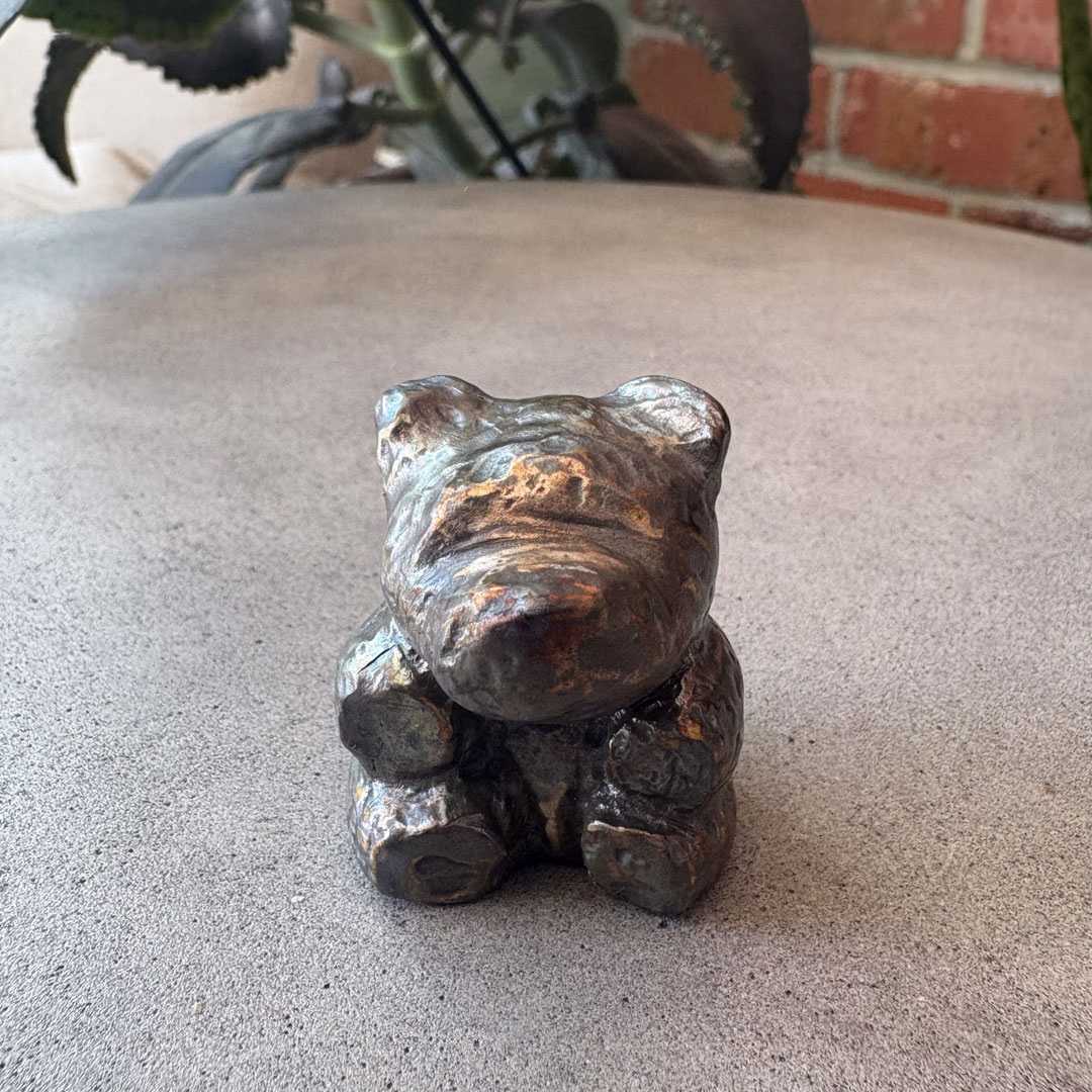 Handmade Cast Bronze Teddy Bear - HerbertandWilks Jewellery