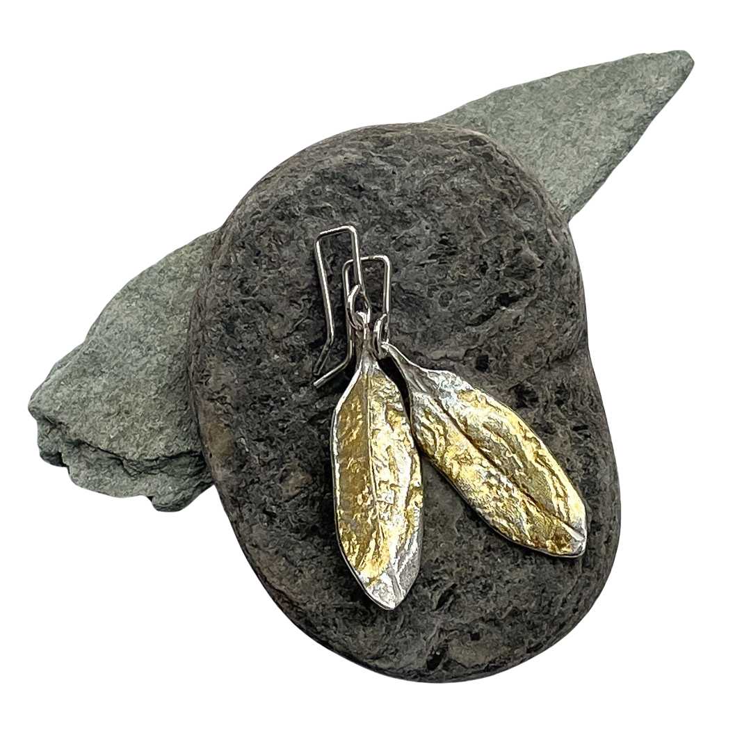 Lace Leaf Earrings - HerbertandWilks Jewellery