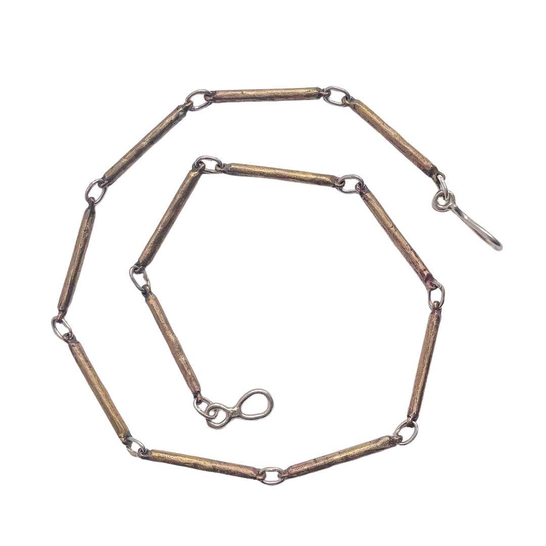 Line Chain Necklace in Bronze - HerbertandWilks Jewellery