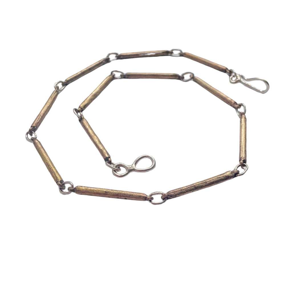 Line Chain Necklace in Bronze - HerbertandWilks Jewellery