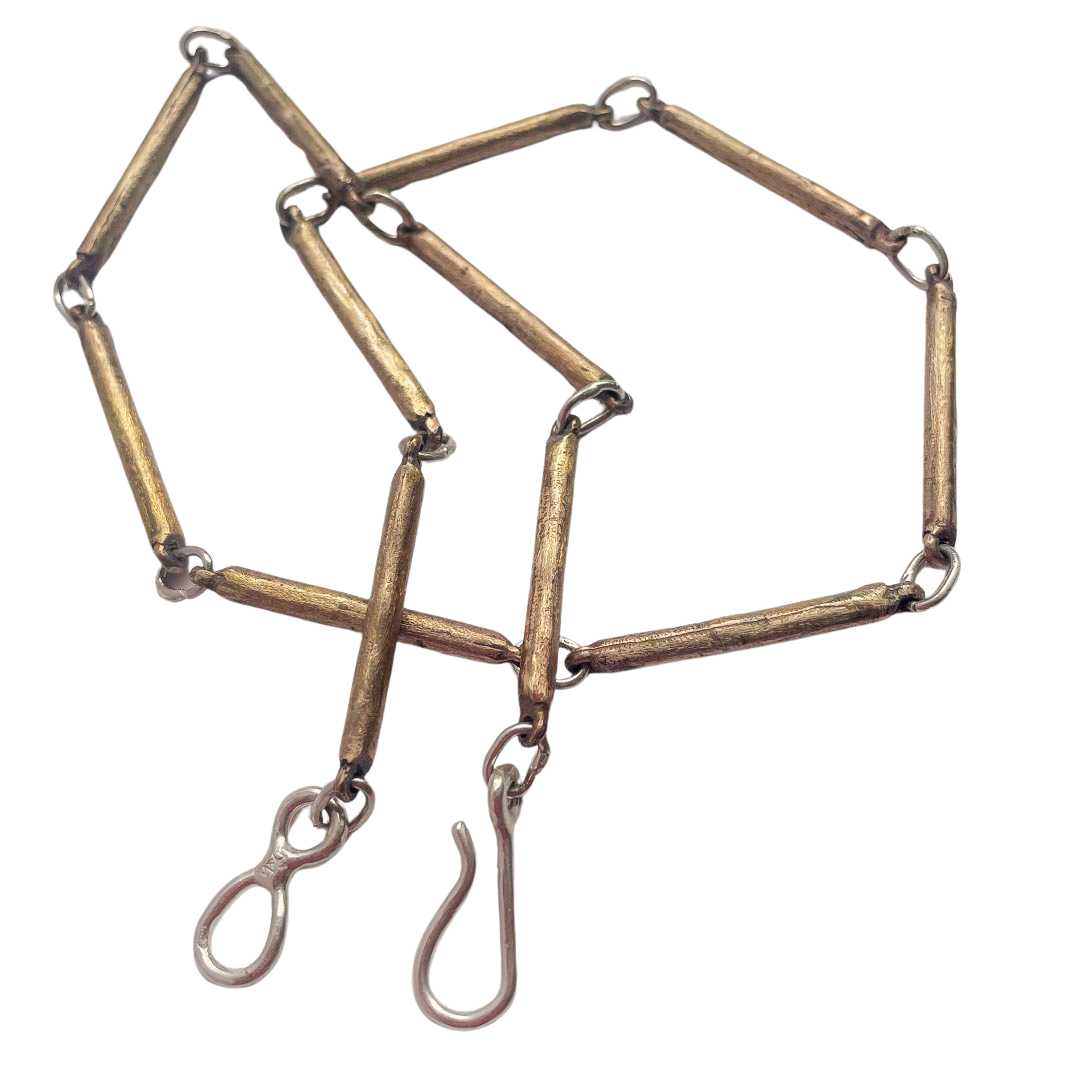 Line Chain Necklace in Bronze - HerbertandWilks Jewellery