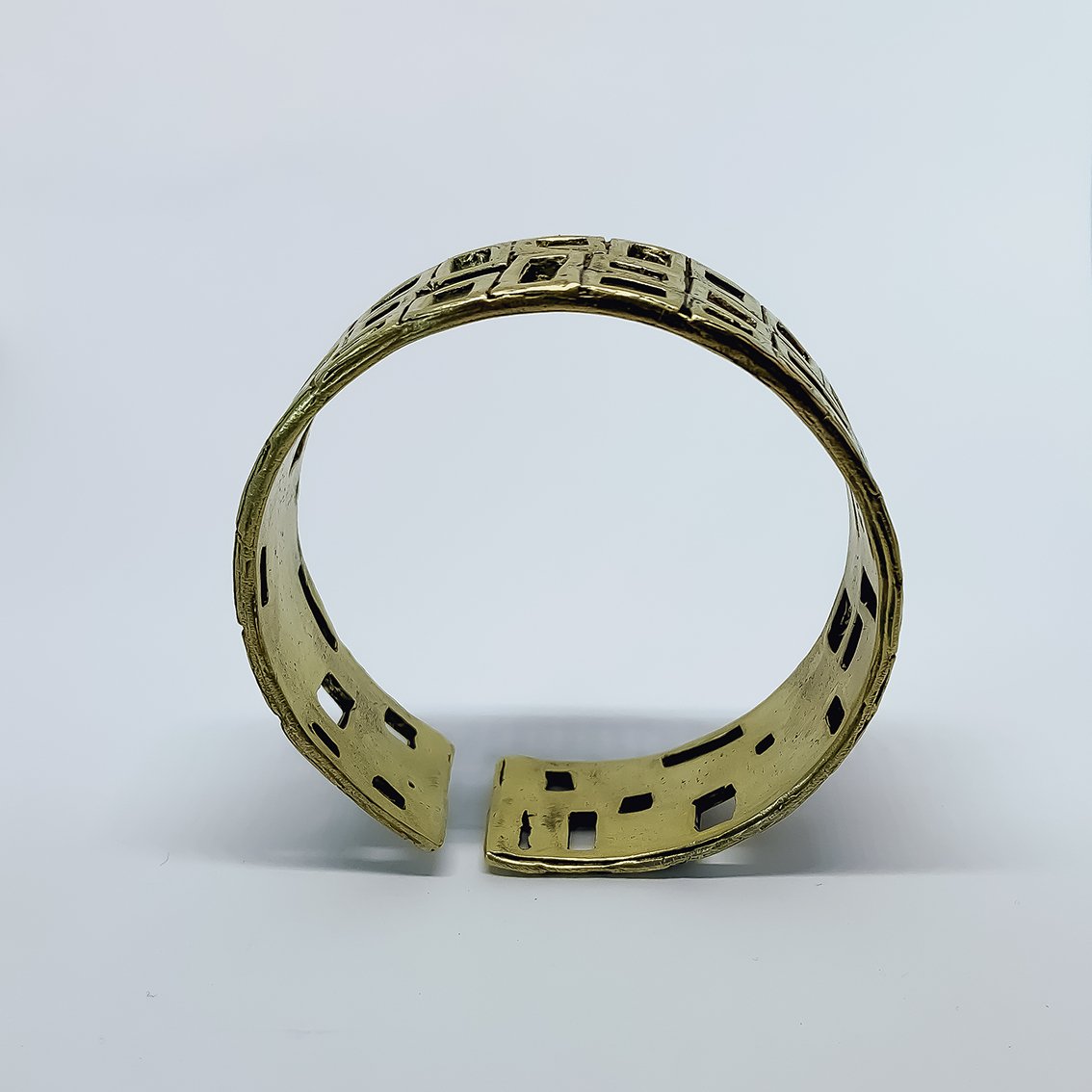 Modernist Cuff Bangle - Golden Bronze - HerbertandWilks Jewellery