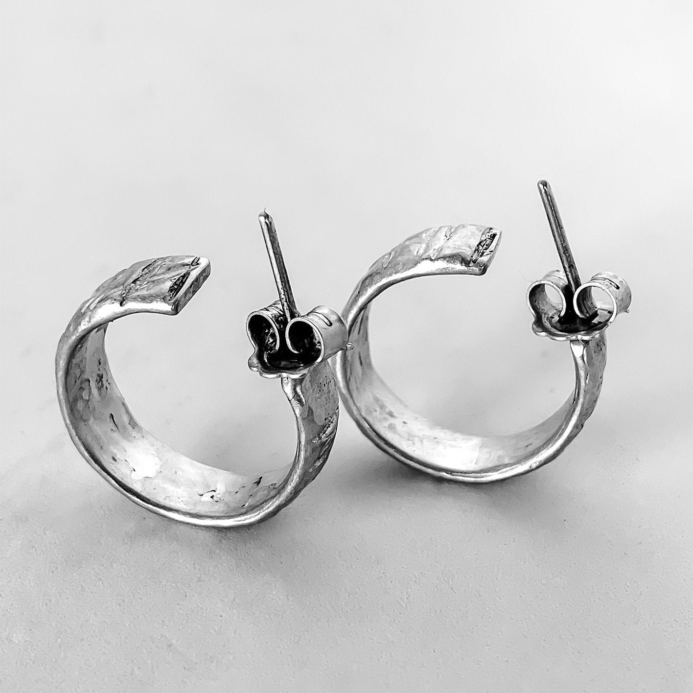 Organic Tales - Counting Giants Hoop Earrings - HerbertandWilks Jewellery