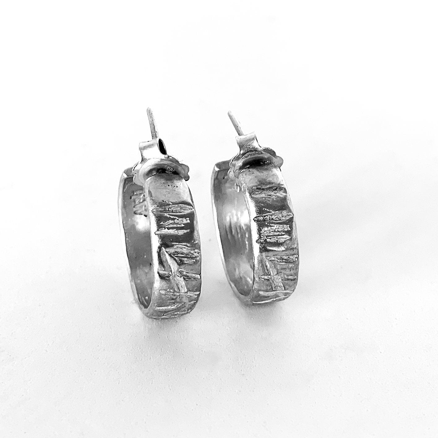 Organic Tales - Counting Giants Hoop Earrings - HerbertandWilks Jewellery