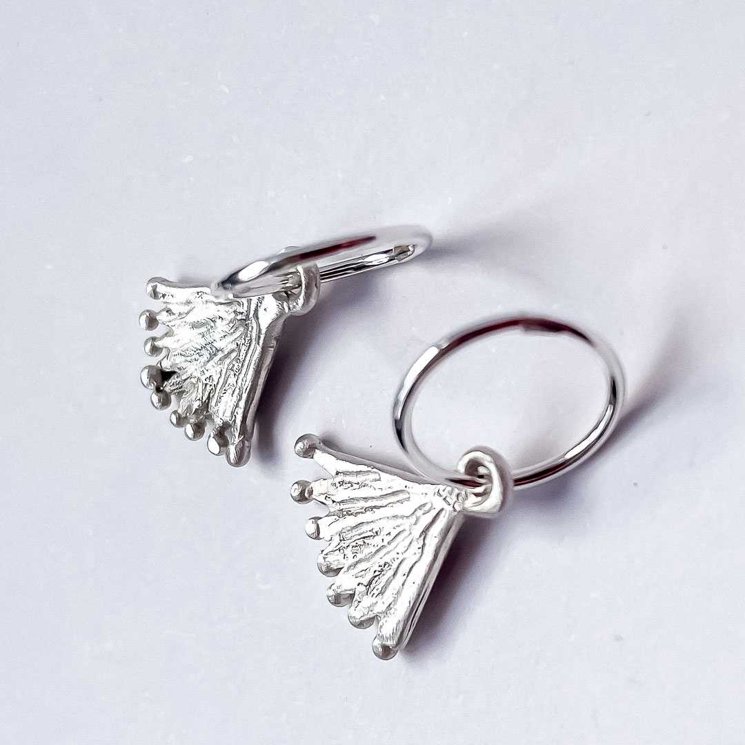 Pohutukawa Charm Sleeper Earrings - HerbertandWilks Jewellery