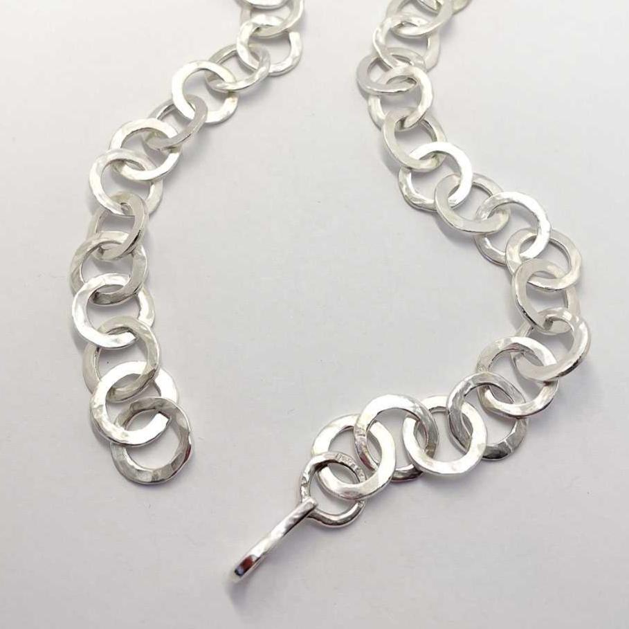 Sterling Silver Ripple Chain Necklace - HerbertandWilks Jewellery