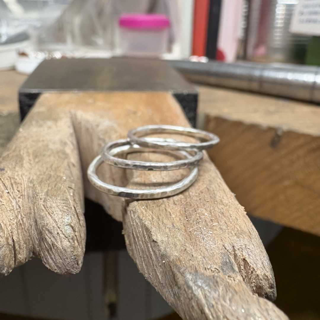 STERLING SILVER STACKING RING WORKSHOP - 3.5 Hour Class - HerbertandWilks Jewellery